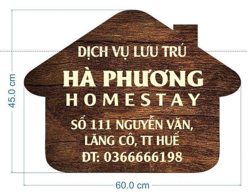 Hà Phương Homestay Lang Co Exterior foto