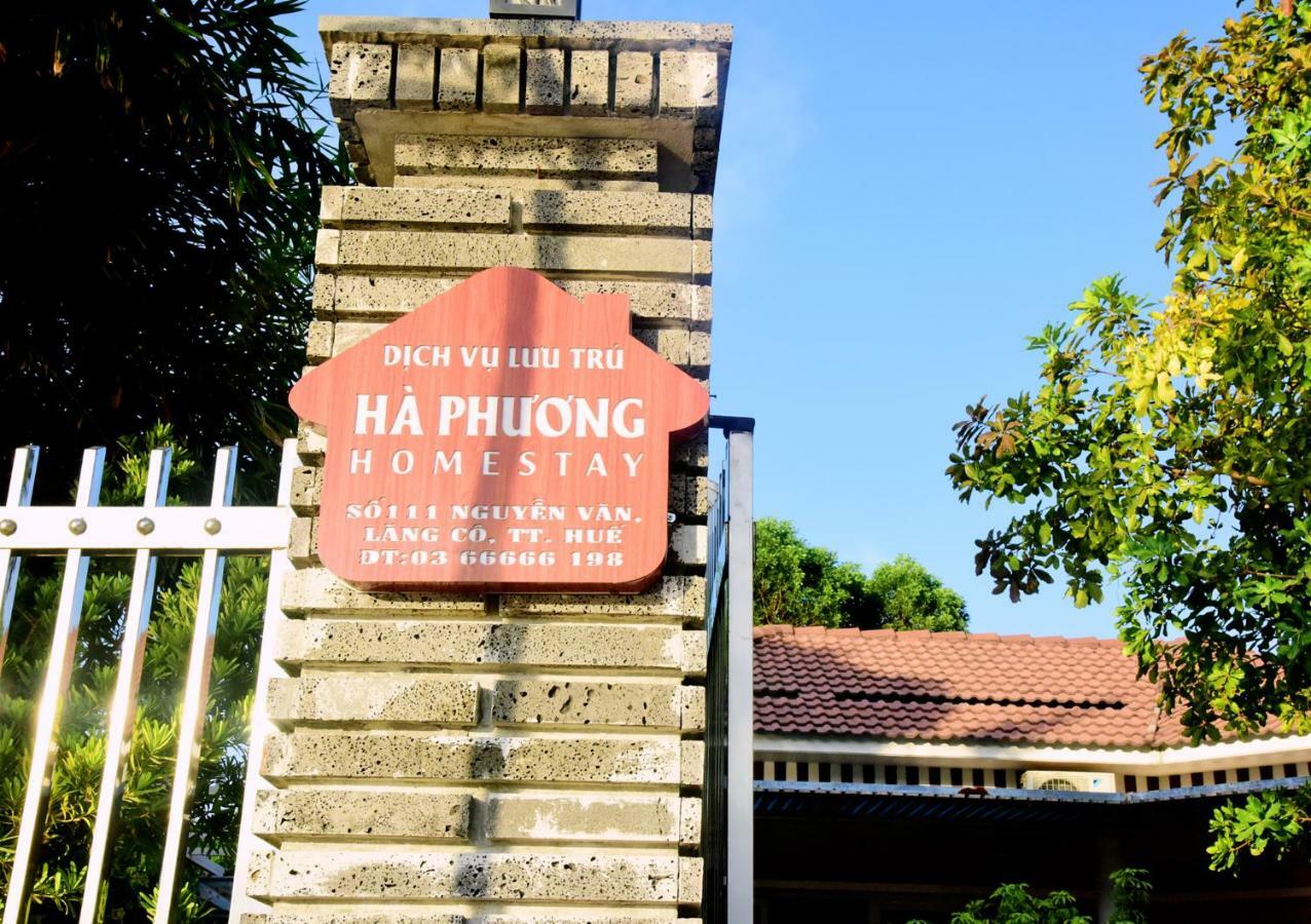 Hà Phương Homestay Lang Co Exterior foto